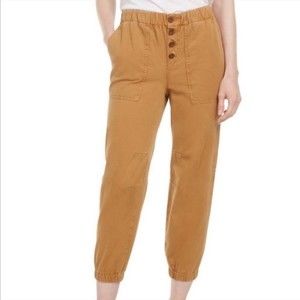 Free People Tan Ankle Pants